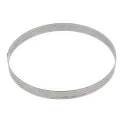 De Buyer geperforeerde taartring ø 20,5 cm 2 cm hoog rvs