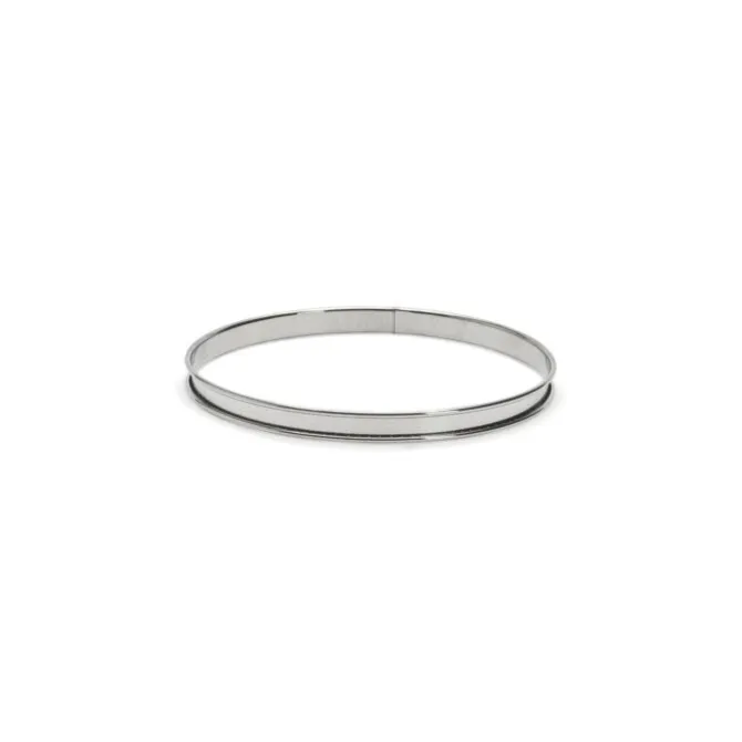 De Buyer geperforeerde taartring ø 24 cm rvs