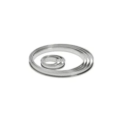 De Buyer geperforeerde taartring ø 24 cm rvs