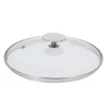 De Buyer glasdeksel met rvs knop voor wok ø 32 cm