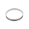 De Buyer lage taartring met rand ø 16 cm 2 cm hoog rvs