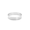 De Buyer taartring rond ø 24 cm h 4,5 cm rvs