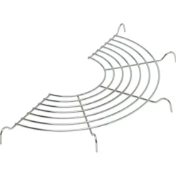 De Buyer wokrooster halve cirkel ø 35 cm rvs glans