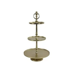 Deco Faya etagère Large h 49 cm goudkleurig