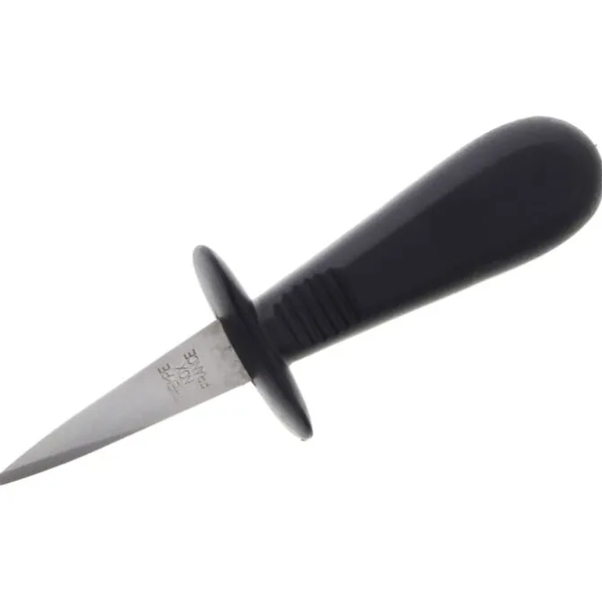 Deglon oestermes 16 cm rvs zwart