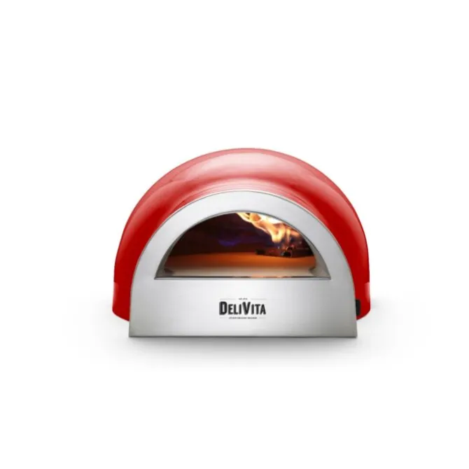 Delivita Eco gas pizza-oven Chili Red