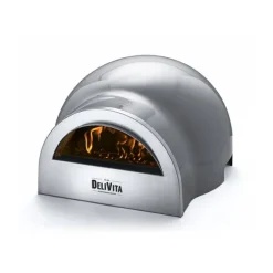 Delivita houtgestookte oven 65 x 59 x 39 cm Hale Grey