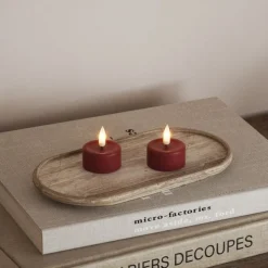 Deluxe Homeart Bordeaux Led theelichtje ø 4.1 x 4.5 cm 2