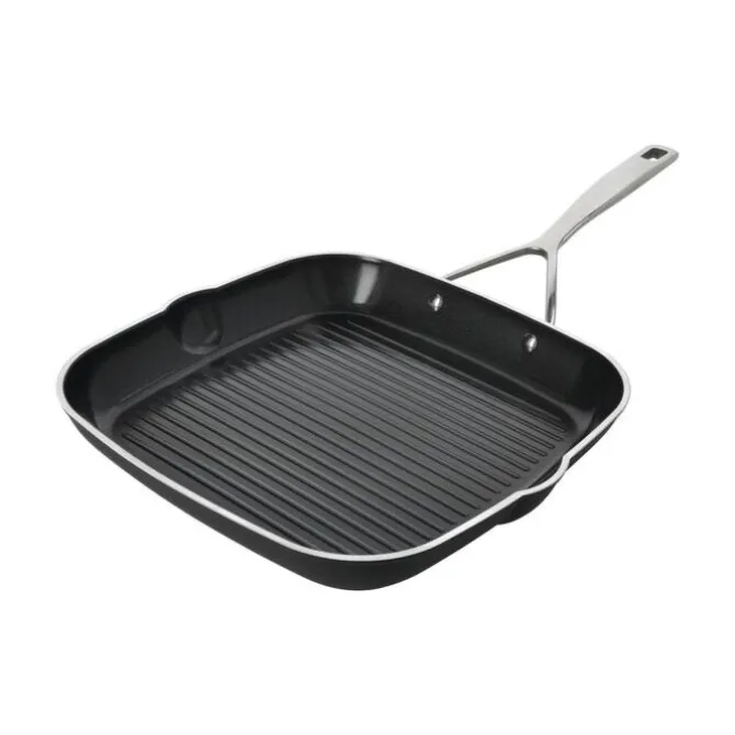 Demeyere Alu Pro 5 Ceraforce keramische grillpan 28 x 28 cm
