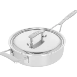 Demeyere Industry 5 sauteerpan met deksel ø 24 cm rvs