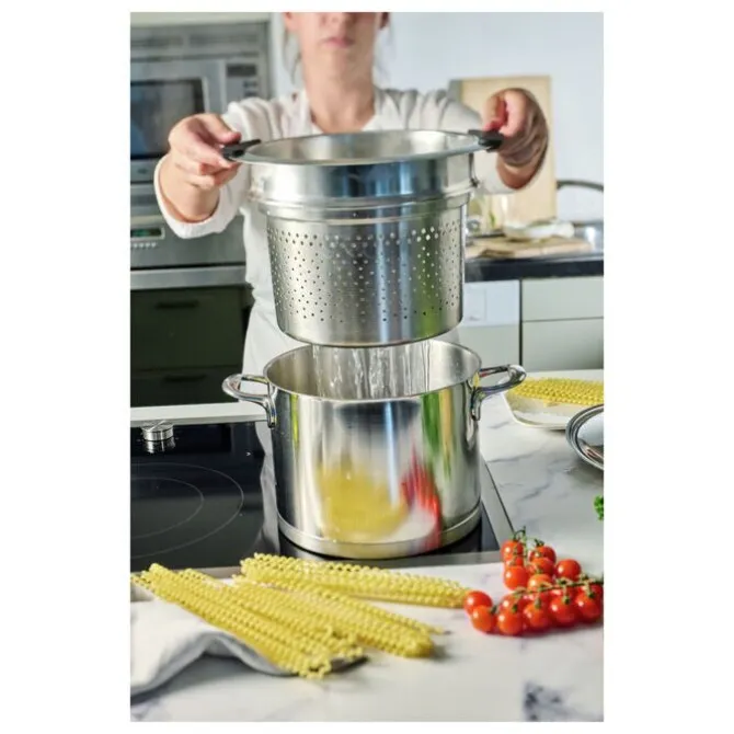 Demeyere Specialties 5 pasta-inzet ø 24 cm + siliconen grepen