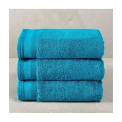 De Witte Lietaer Excellence handdoek 60 x 40 cm katoen lagoon blue