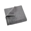 De Witte Lietaer Excellence handdoek 60 x 60 cm katoen Steel Grey