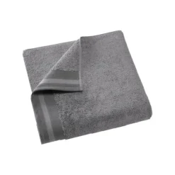 De Witte Lietaer Excellence handdoek 60 x 60 cm katoen Steel Grey