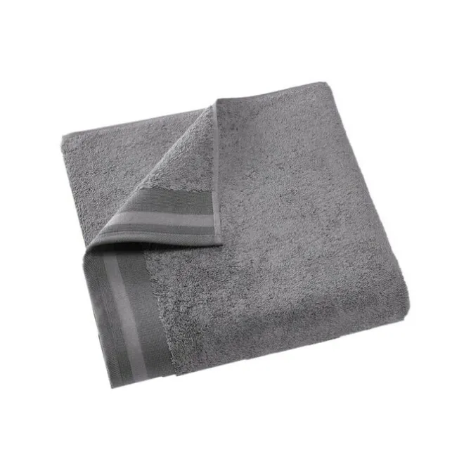 De Witte Lietaer Excellence handdoek 60 x 60 cm katoen Steel Grey