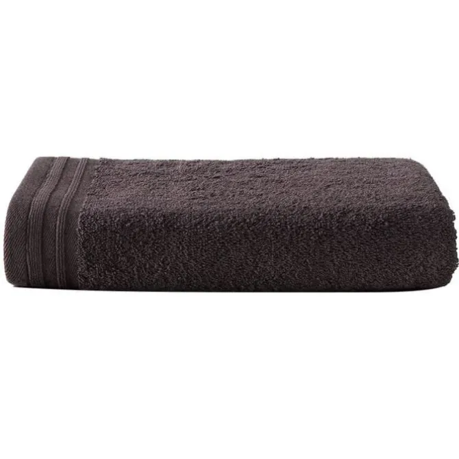 De Witte Lietaer Excellence handdoek 60 x 40 cm katoen black
