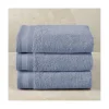 De Witte Lietaer Excellence handdoek 60 x 40 cm katoen stone blue
