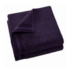 De Witte Lietaer Excellence handdoek 60 x 40 cm katoen deep purple