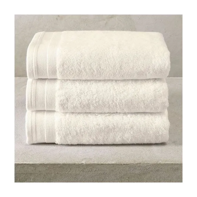 De Witte Lietaer Excellence handdoek 60 x 40 cm katoen vanilla