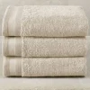 De Witte Lietaer Excellence handdoek 60 x 40 cm katoen sand