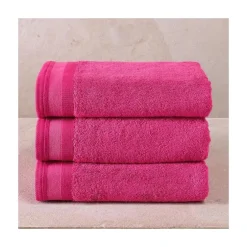 De Witte Lietaer Excellence handdoek 60 x 40 cm katoen magenta