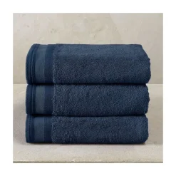 De Witte Lietaer Excellence handdoek 60 x 40 cm katoen marine blue