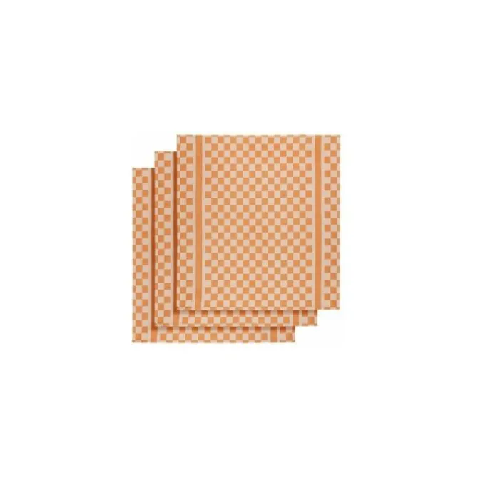 De Witte Lietaer Groom-a theedoek 70 x 65 cm katoen orange