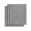 De Witte Lietaer Groom-a theedoek 70 x 65 cm katoen black