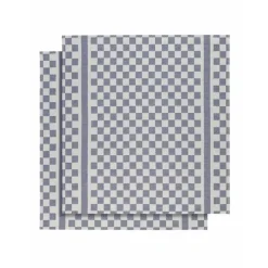 De Witte Lietaer Groom-a theedoek 70 x 65 cm katoen blue