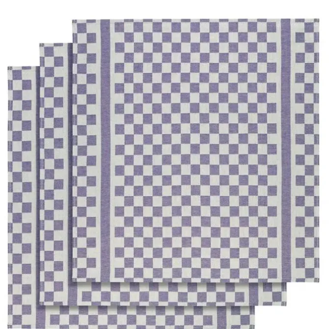 De Witte Lietaer Groom-a theedoek 70 x 65 cm katoen lavender
