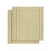 De Witte Lietaer Groom-a theedoek 70 x 65 cm katoen yellowgreen
