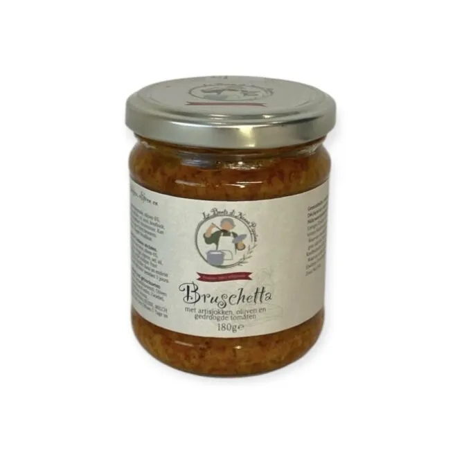 Di Nonna Pippina Bruschetta Artisjok, Olijf, Tomaat 180 gram