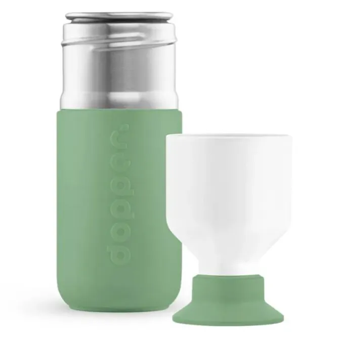 Dopper Steel waterfles 350 ml rvs Fresh Green