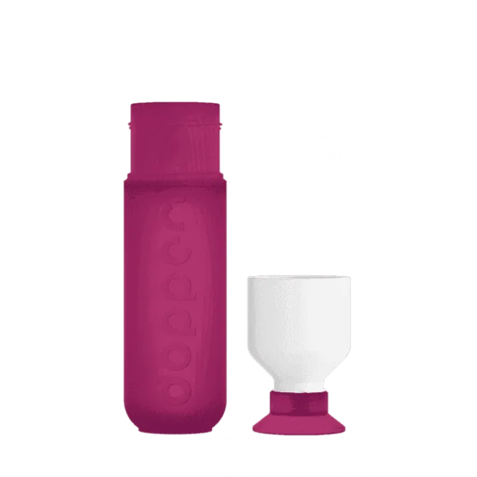 Dopper waterfles 450 ml kunststof Funky Fuchsia