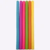 Dotz rechte rietjes 25 cm silicone 6 stuks