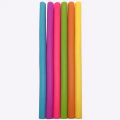 Dotz rechte rietjes 25 cm silicone 6 stuks