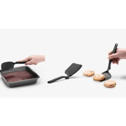Dreamfarm Mini Chopula flexibele bakspatel 24 cm zwart