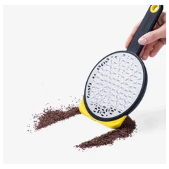 Dreamfarm Ograte tweezijdige rasp middel 25 x 14,5 cm geel