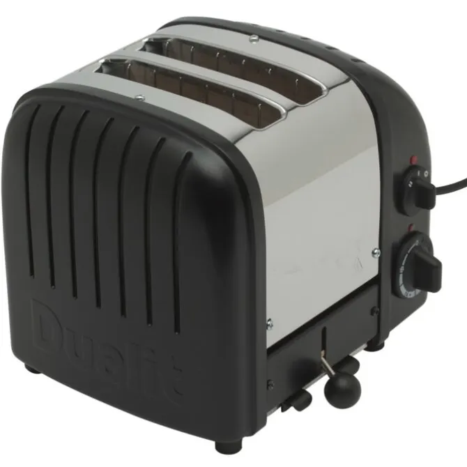 Dualit Vario NewGen broodrooster 2 sleuven rvs mat zwart