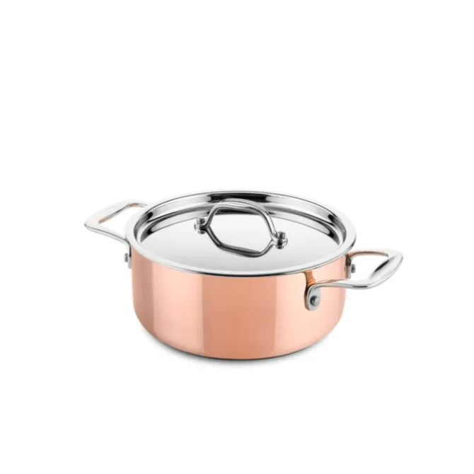 DUCQ kookpan voor inductie ø 20 cm koper