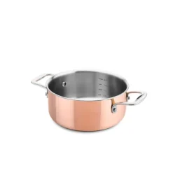 DUCQ kookpan voor inductie ø 20 cm koper