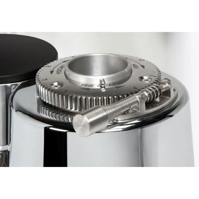 ECM V-Titan 64 automatische bonenmolen rvs glans