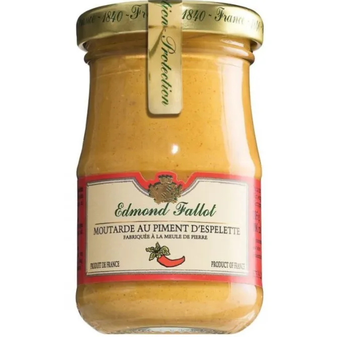Edmond Fallot Espelette peper mosterd 105 gram