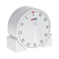 Ek Design keukentimer rond kunststof wit