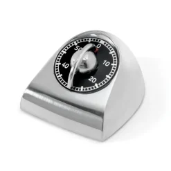 Ek Design keukentimer tafelmodel gerecycled aluminium zilver