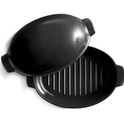 Emile Henry Chicken Roaster aardewerk Fusain