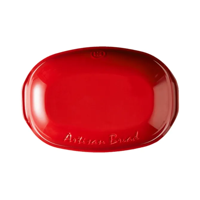 Emile Henry Le Pain Artisan broodbakpan 34 x 21,5 cm aardewerk Grand Cru