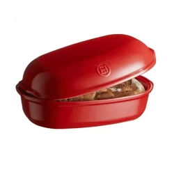 Emile Henry Le Pain Artisan broodbakpan 34 x 21,5 cm aardewerk Grand Cru
