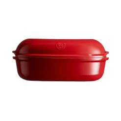 Emile Henry Le Pain Artisan broodbakpan 34 x 21,5 cm aardewerk Grand Cru