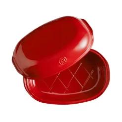 Emile Henry Le Pain Artisan broodbakpan 34 x 21,5 cm aardewerk Grand Cru